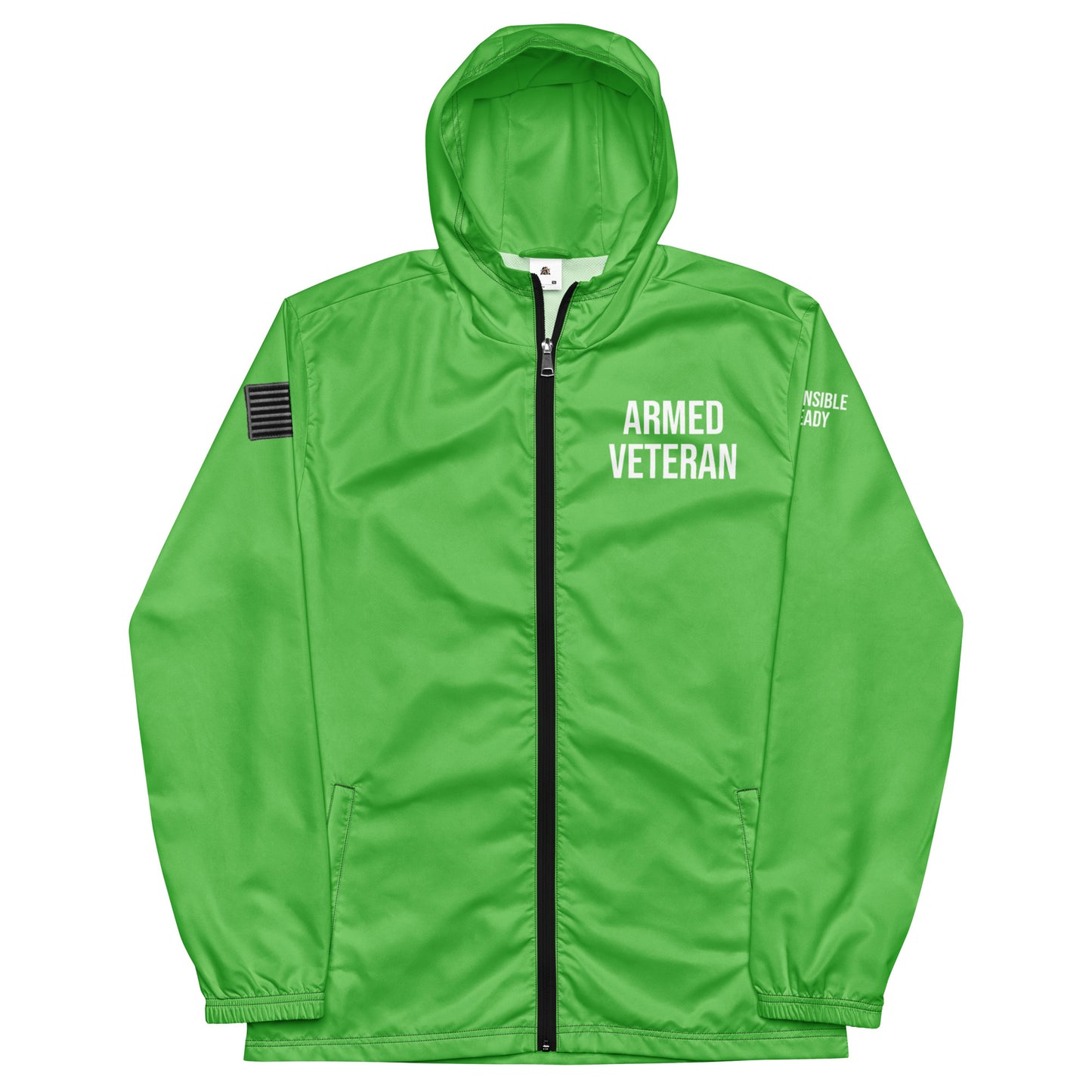 Vigilant & Visible: Armed Veteran® Lightweight High-Visibility Windbreaker