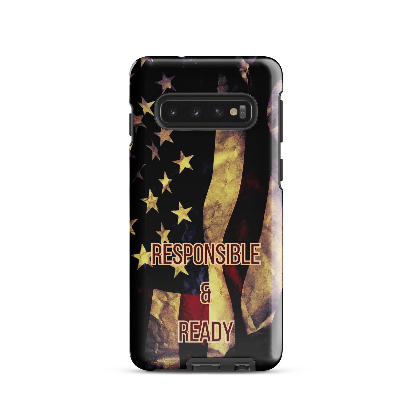 Armed Citizen® Dark American Flag Tough case for Samsung®