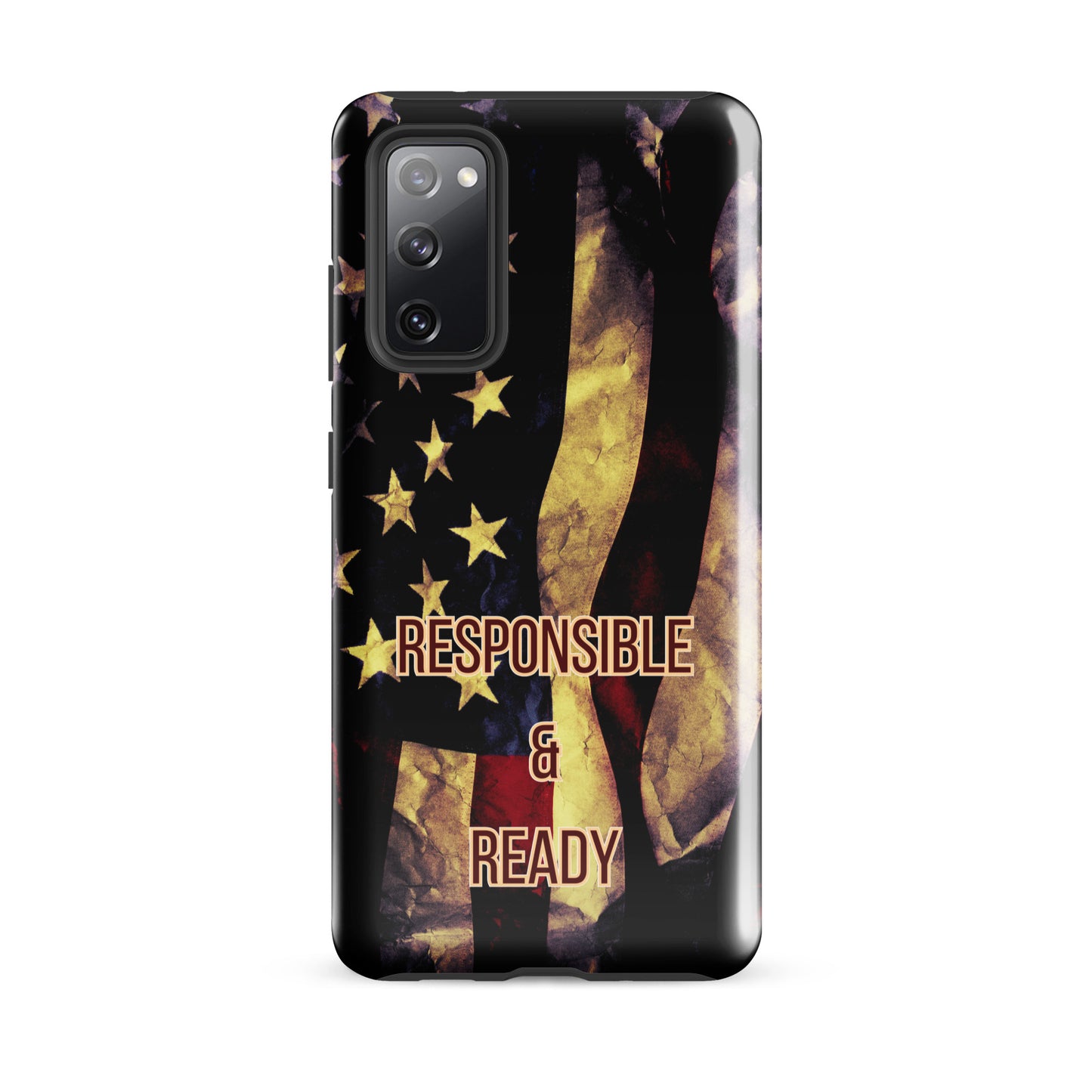 Armed Citizen® Dark American Flag Tough case for Samsung®