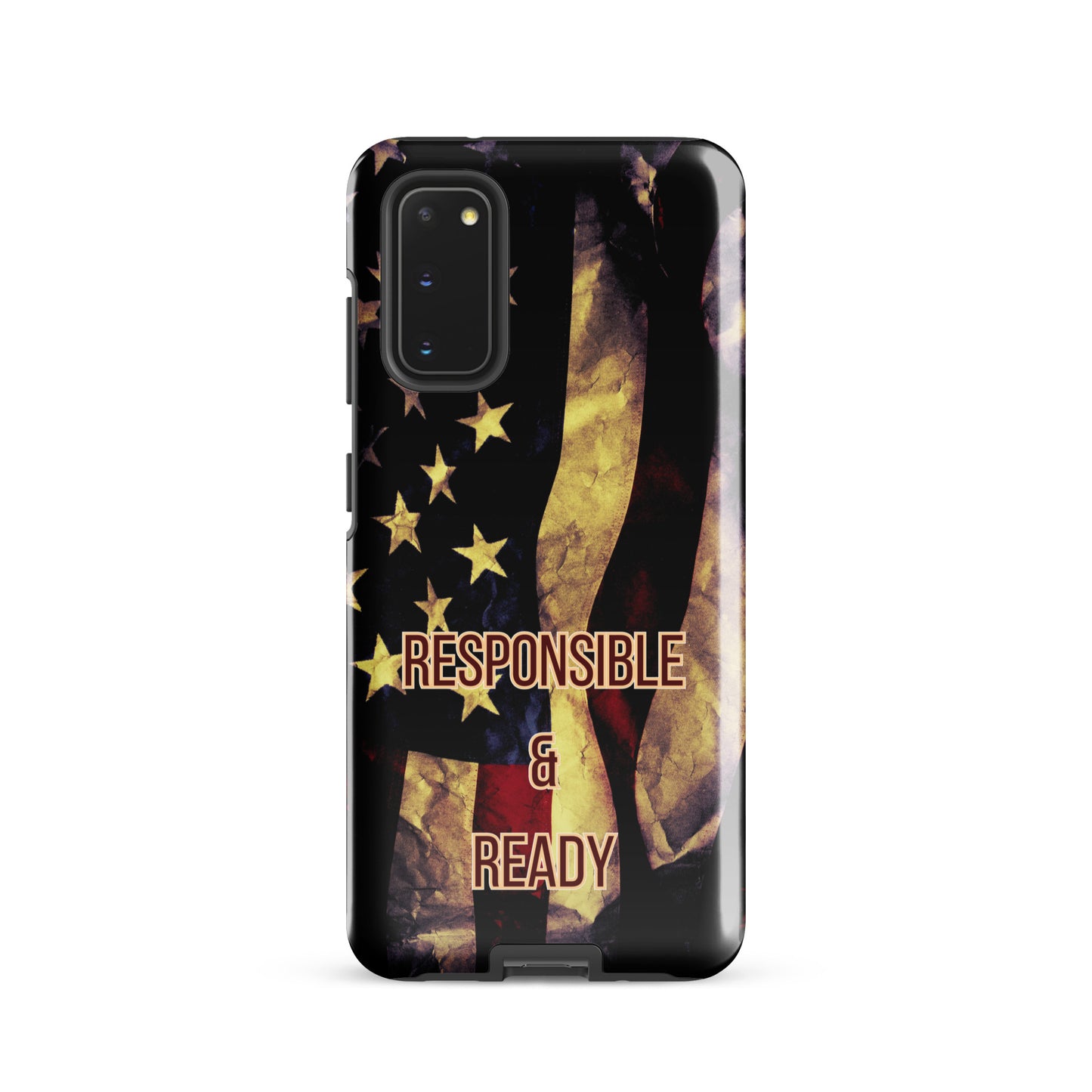 Armed Citizen® Dark American Flag Tough case for Samsung®