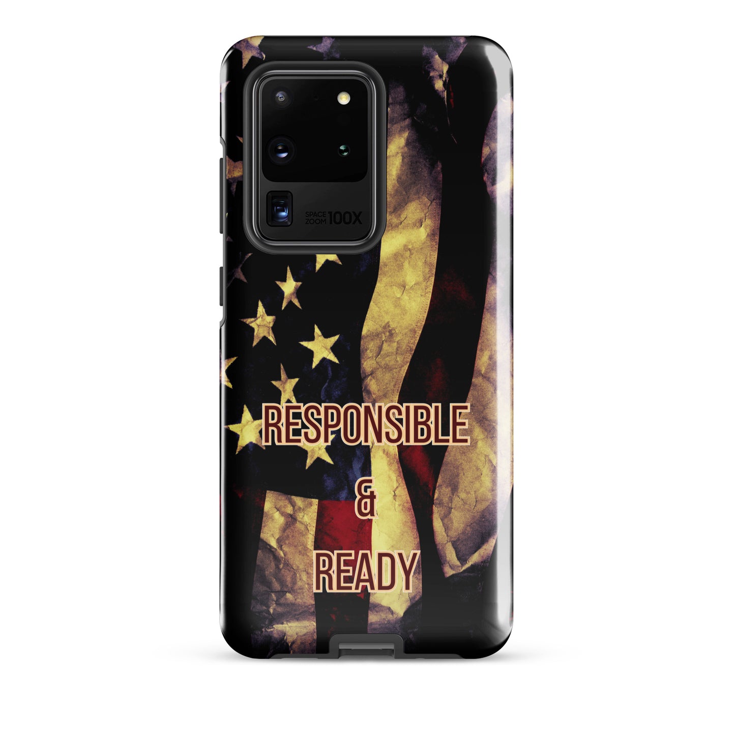 Armed Citizen® Dark American Flag Tough case for Samsung®