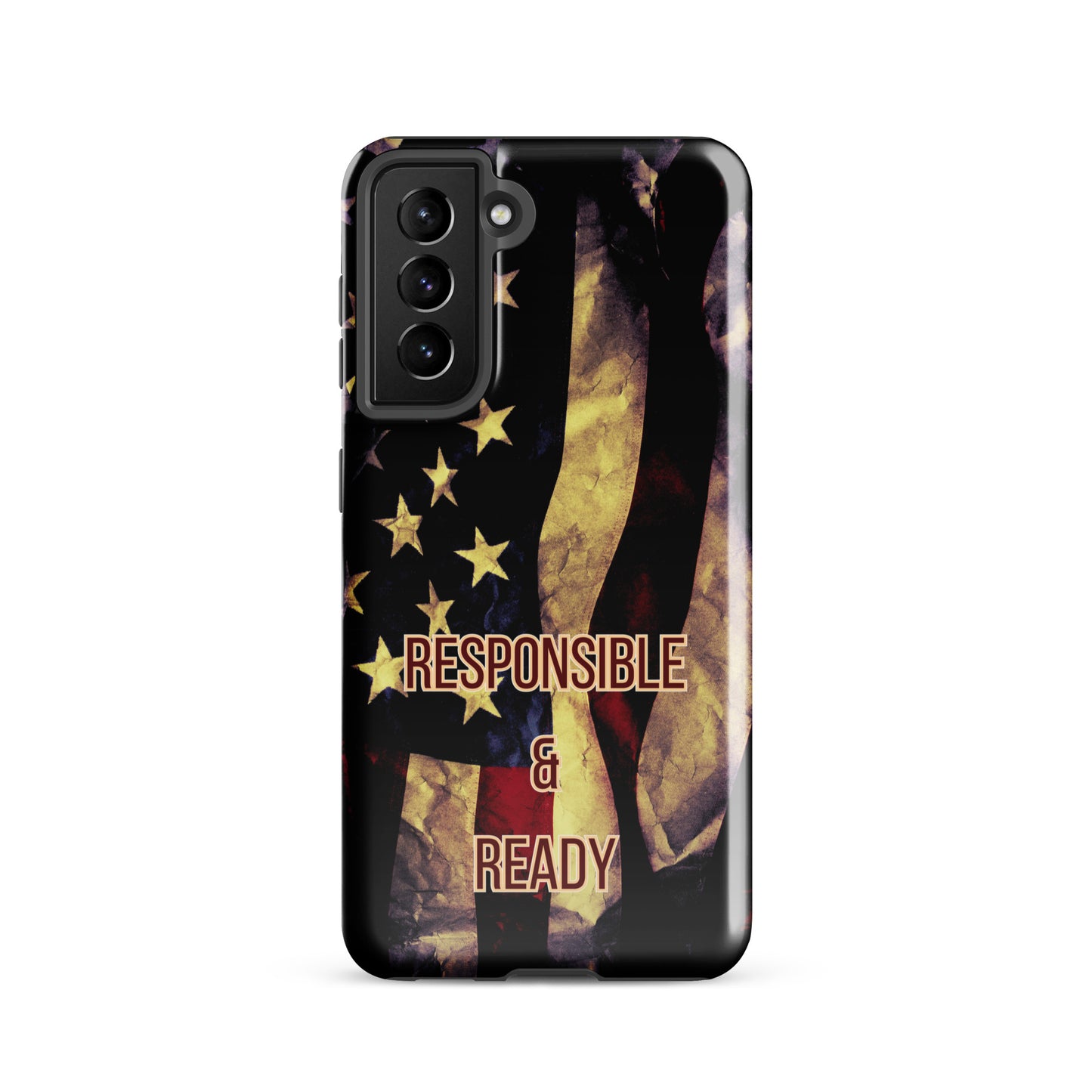 Armed Citizen® Dark American Flag Tough case for Samsung®