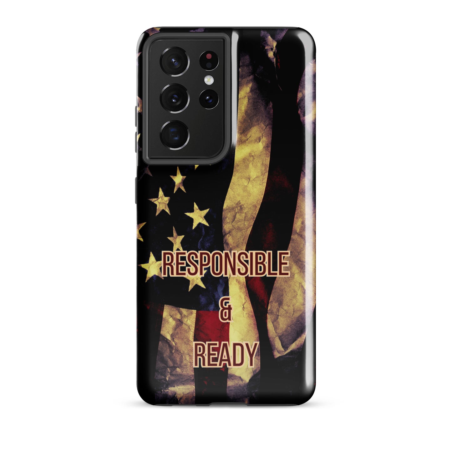 Armed Citizen® Dark American Flag Tough case for Samsung®
