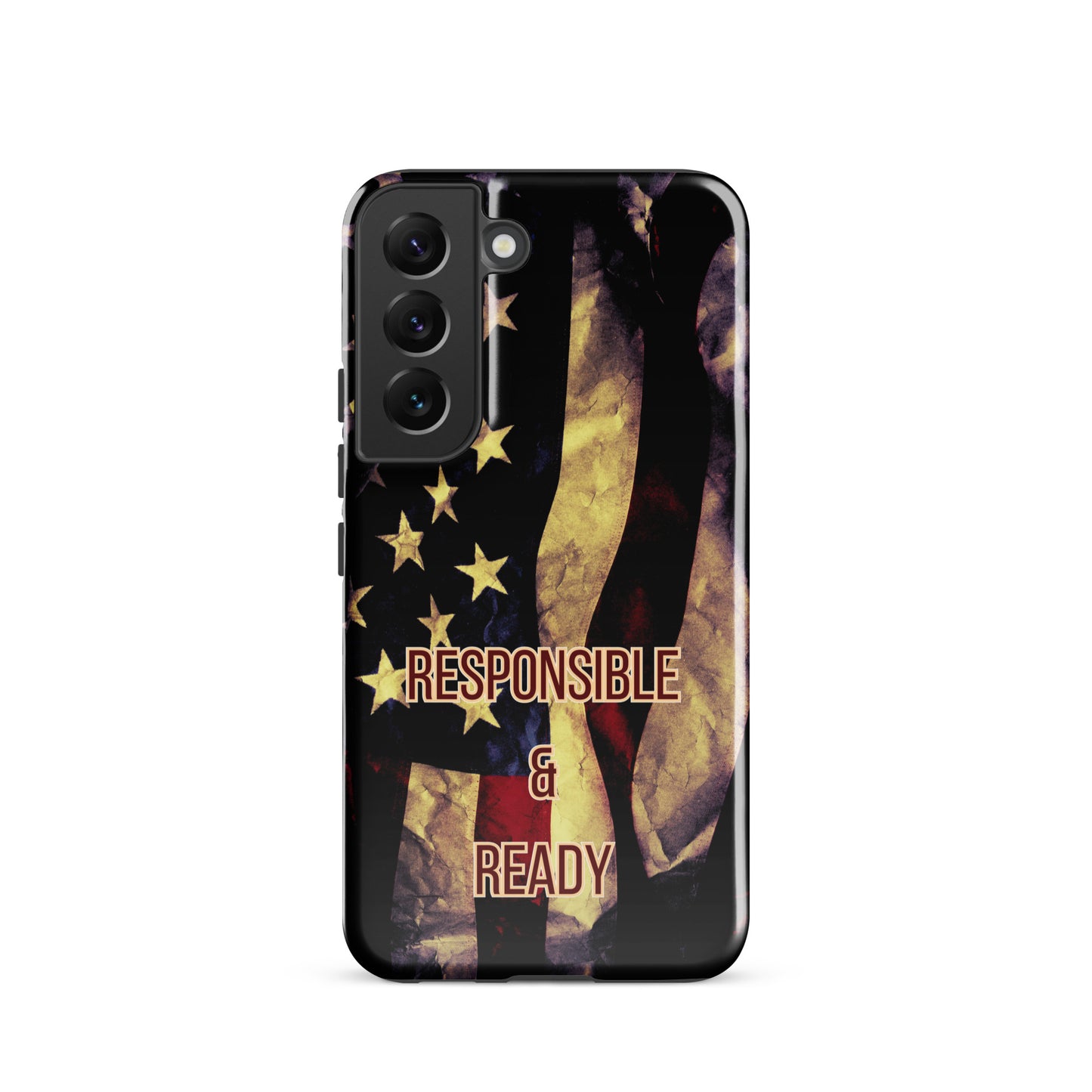 Armed Citizen® Dark American Flag Tough case for Samsung®