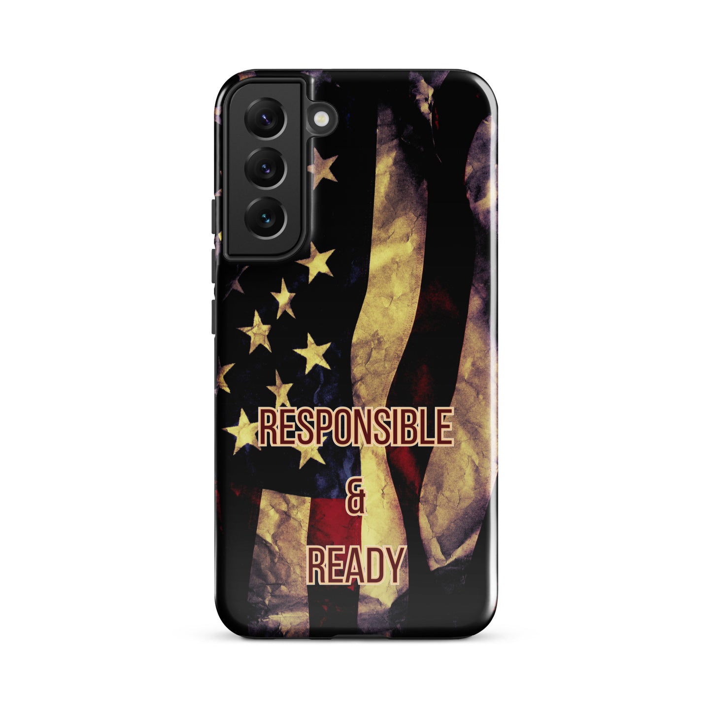 Armed Citizen® Dark American Flag Tough case for Samsung®