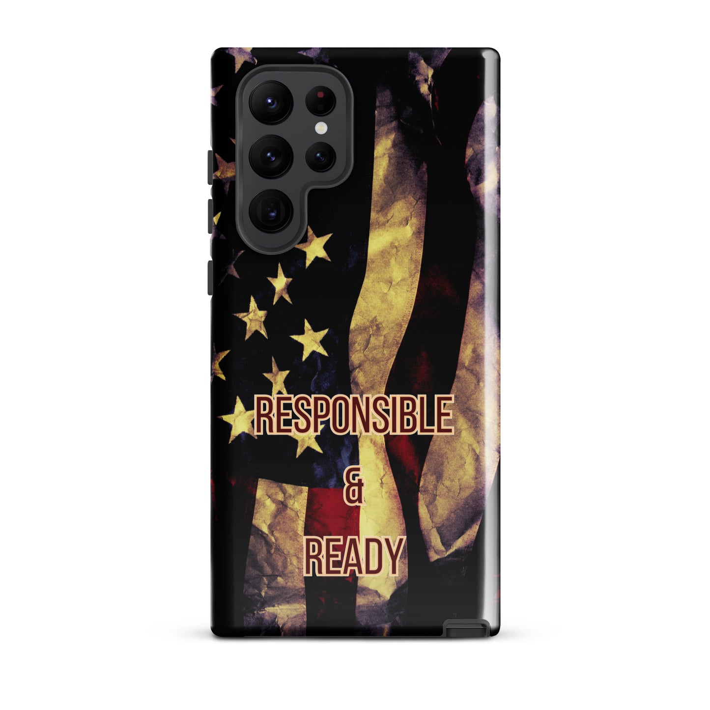 Armed Citizen® Dark American Flag Tough case for Samsung®