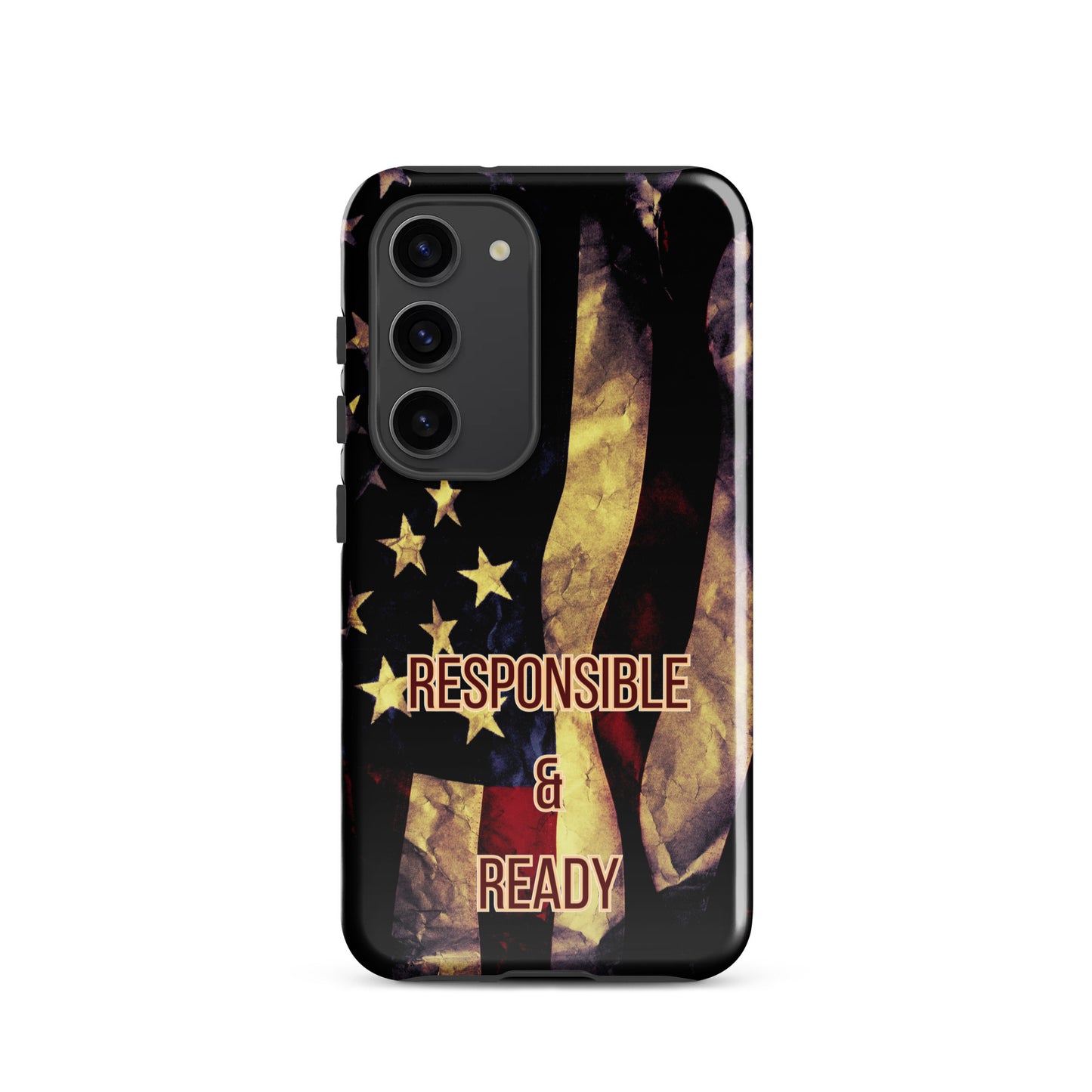 Armed Citizen® Dark American Flag Tough case for Samsung®