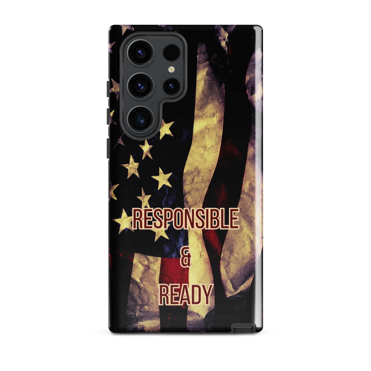 Armed Citizen® Dark American Flag Tough case for Samsung®