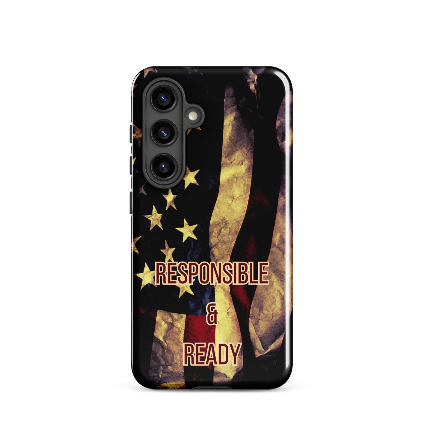 Armed Citizen® Dark American Flag Tough case for Samsung®