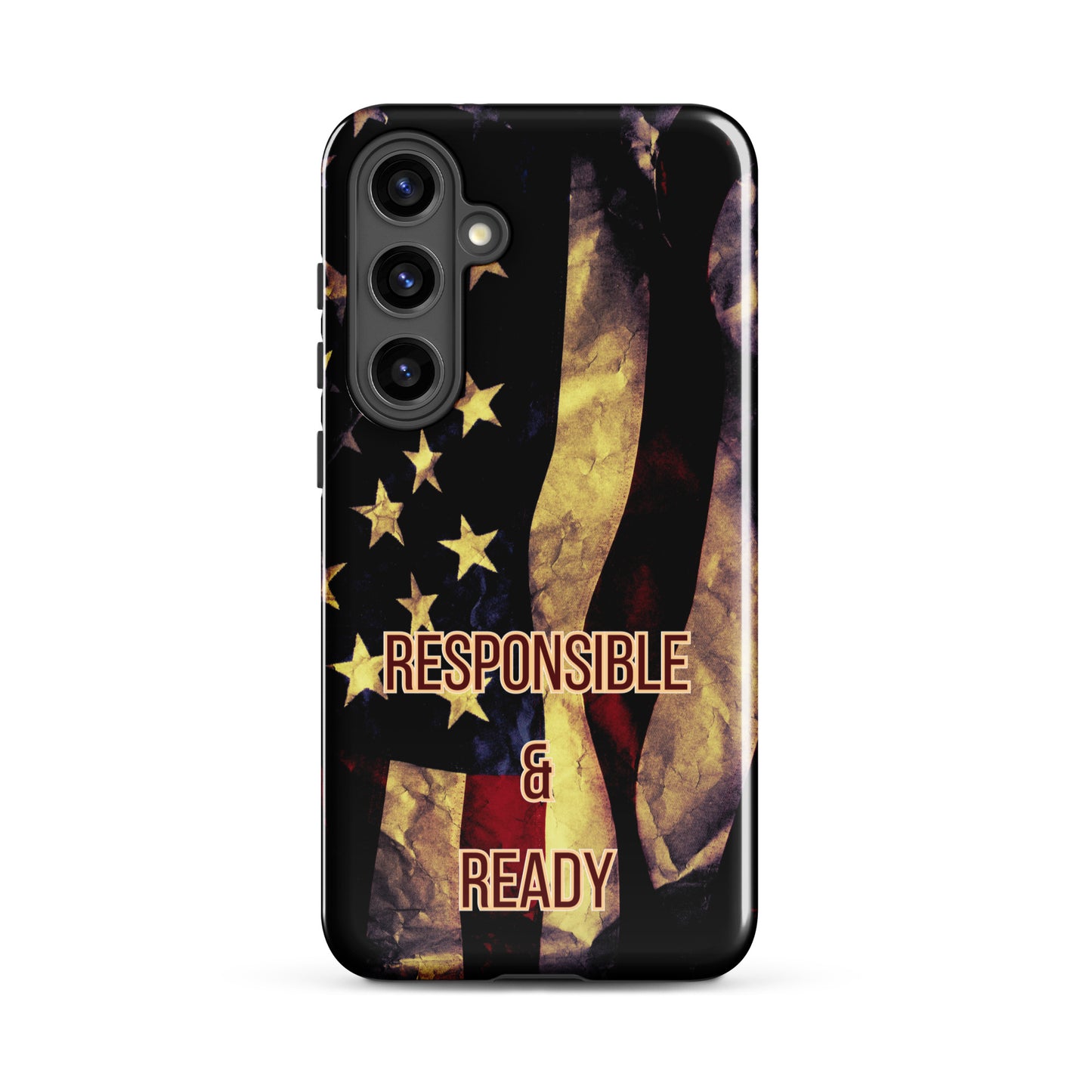 Armed Citizen® Dark American Flag Tough case for Samsung®