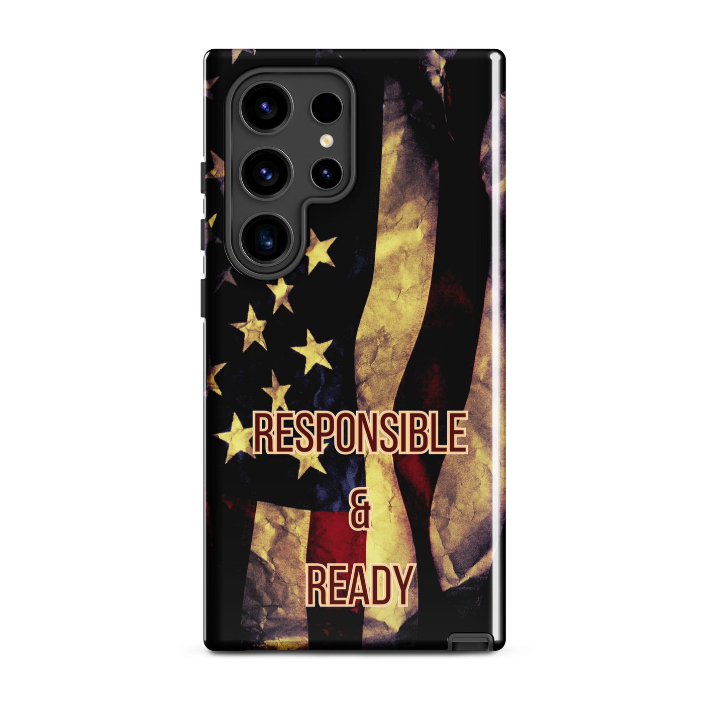 Armed Citizen® Dark American Flag Tough case for Samsung®