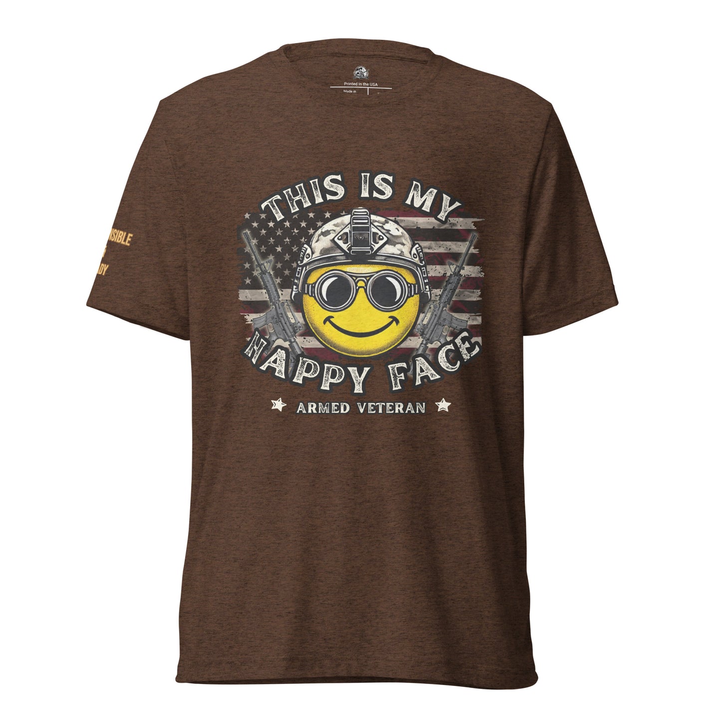 Armed Veteran™ "This is my Happy Face" T-shirt