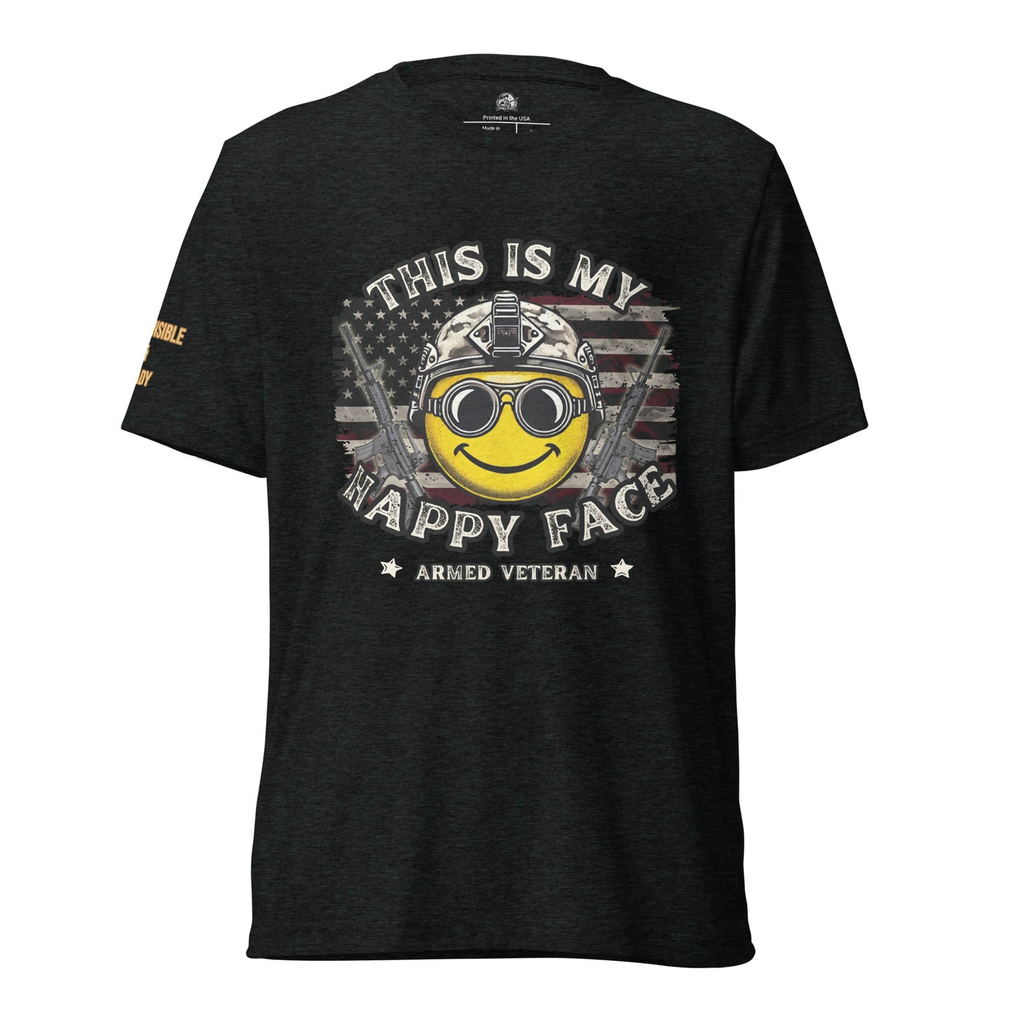 Armed Veteran™ "This is my Happy Face" T-shirt