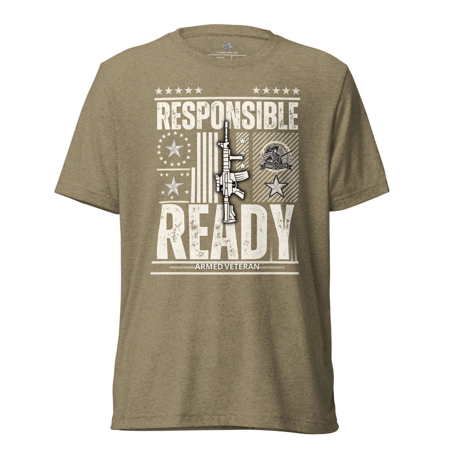 Armed Veteran® "Responsible and Ready" t-shirt