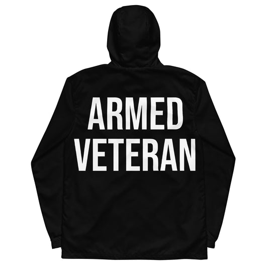 Vigilant & Visible: Armed Veteran™ Lightweight Identification Windbreaker