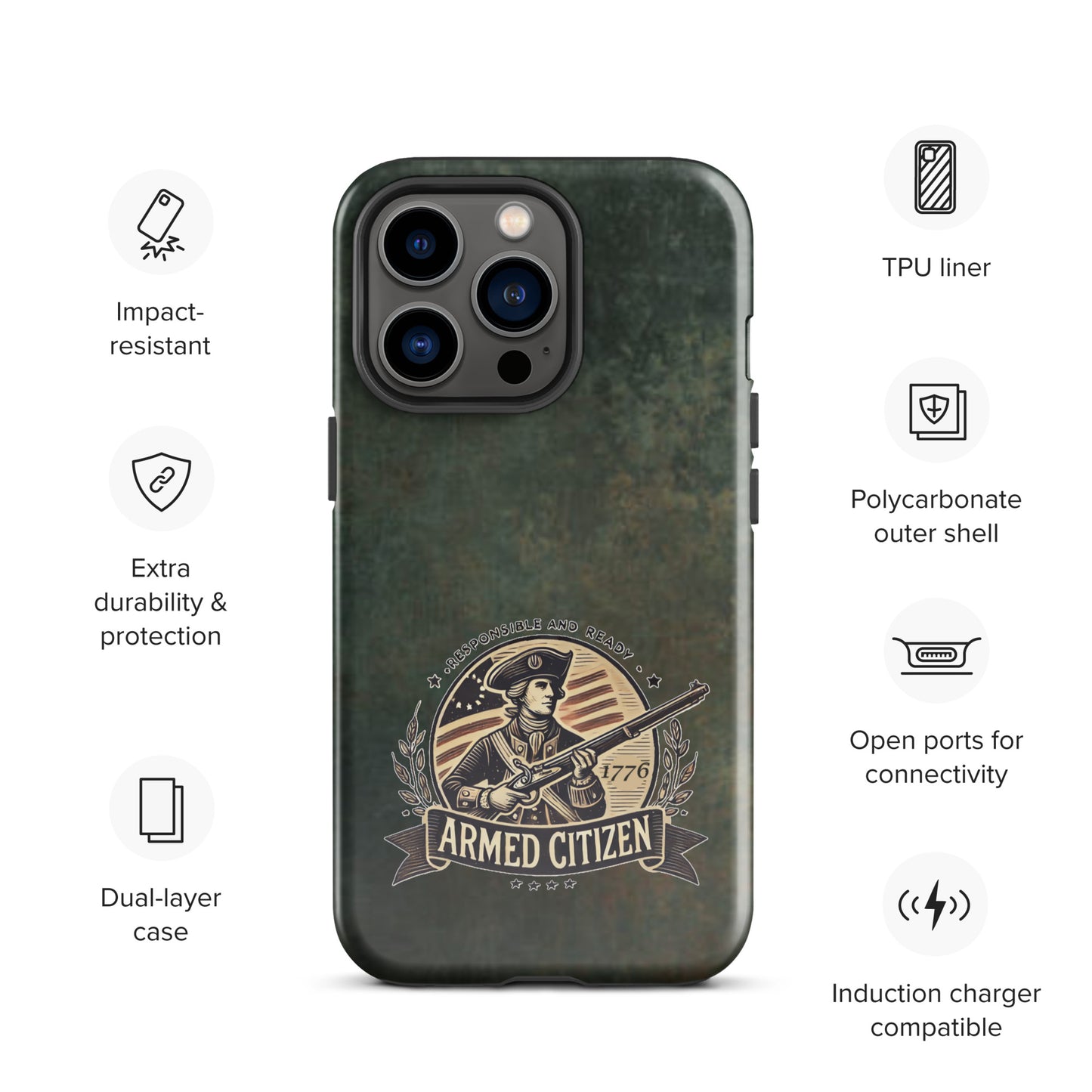 Armed Citizen™ Tough Case for iPhone®