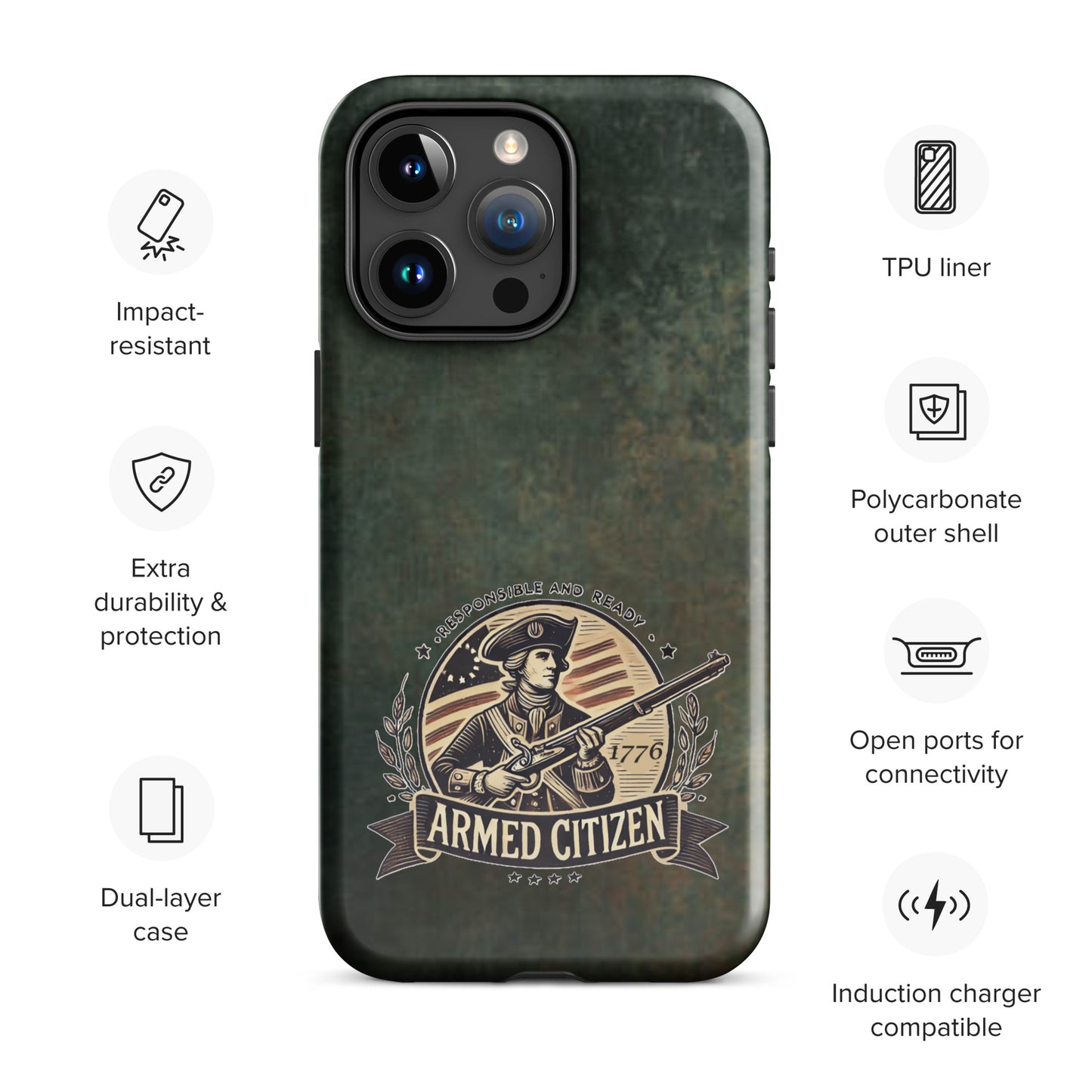 Armed Citizen™ Tough Case for iPhone®