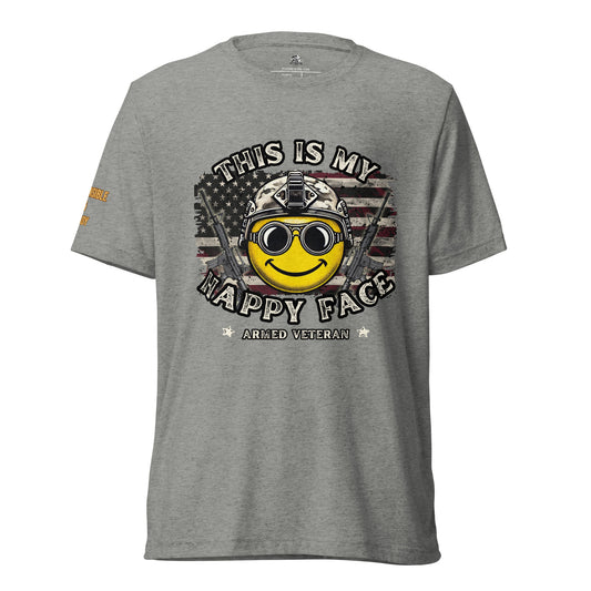 Armed Veteran™ "This is my Happy Face" T-shirt