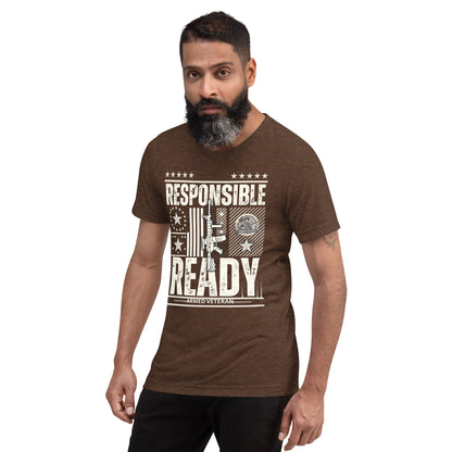 Armed Veteran™ "Responsible and Ready" t-shirt