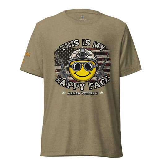 Armed Veteran® "This is my Happy Face" T-shirt